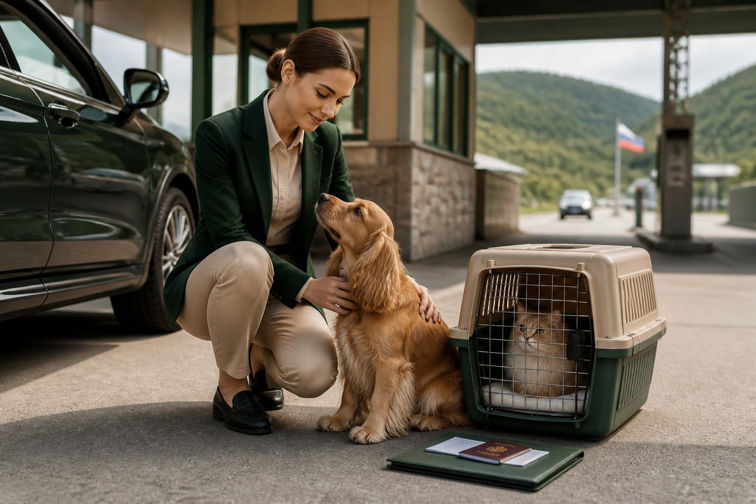 Border days pet travel image