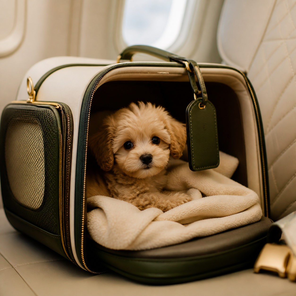 Puppies pet travel image